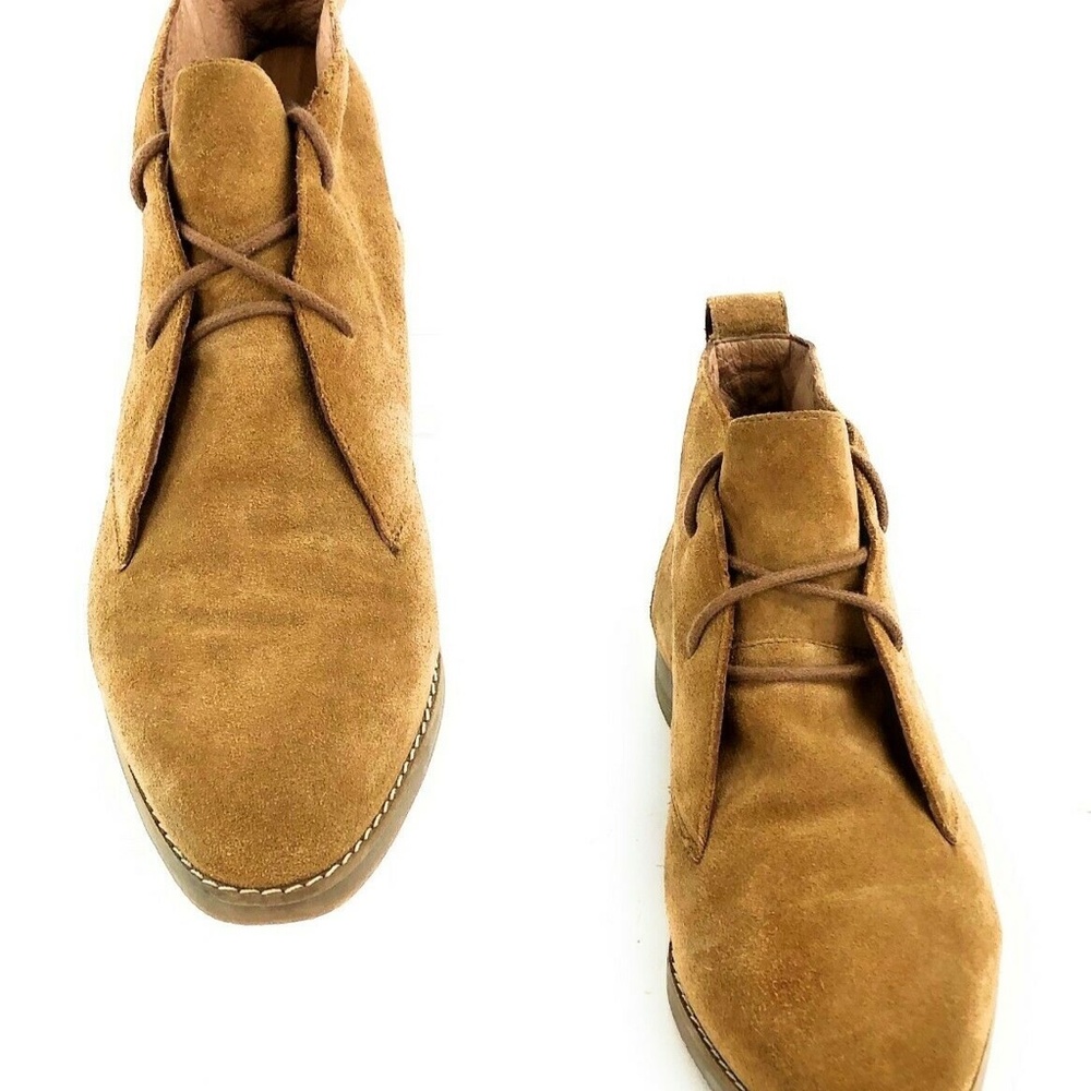 Madewell $198 Suede Nash Lace Up Boots Leather 10 - Picture 5 of 6